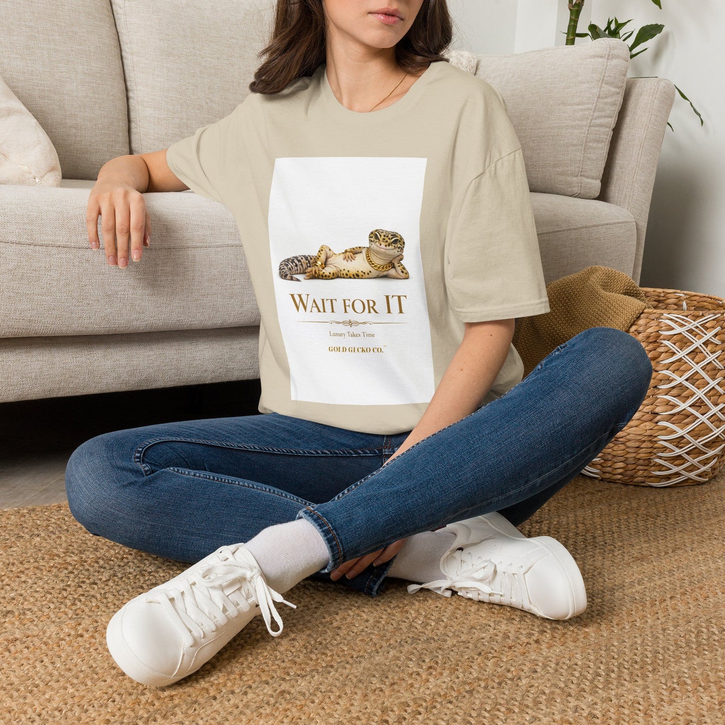 Gold Gecko Co.™ | Lounging | Leopard Gecko | Comfort Colors 6500