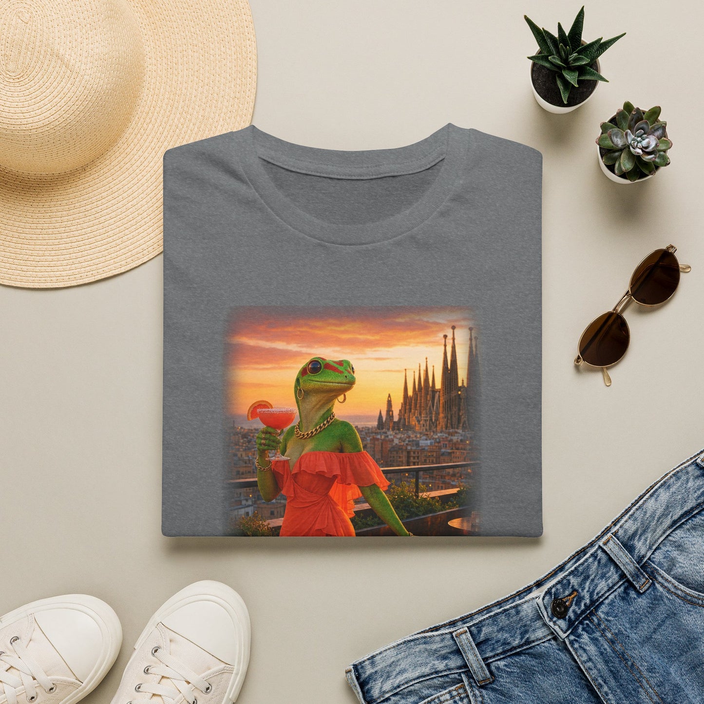 Gold Gecko Co.™ | Barcelona | Day Gecko | Comfort Colors 6500