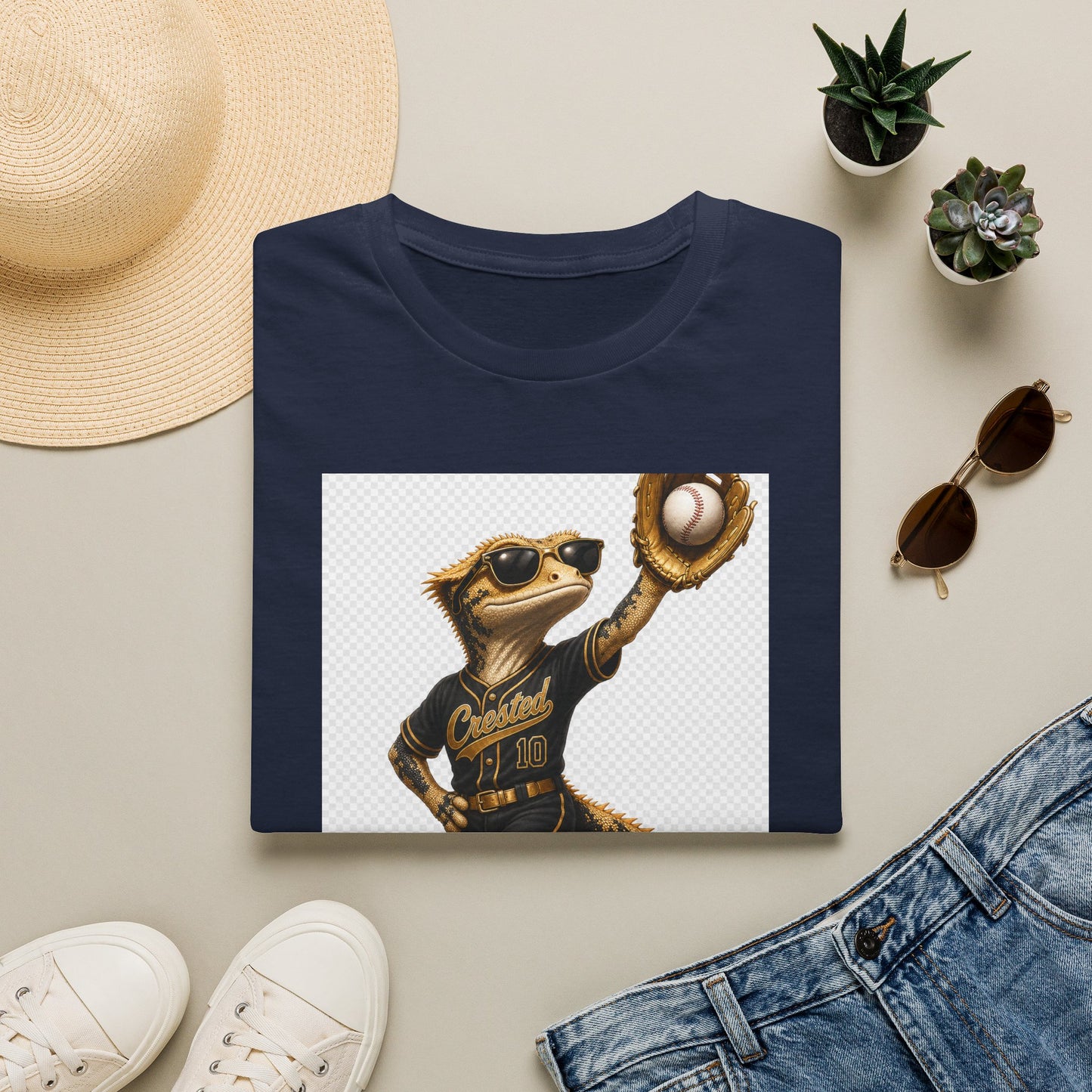 Gold Gecko Co. | Effortless. Like Everything Else. | Outfielder Gecko Tee