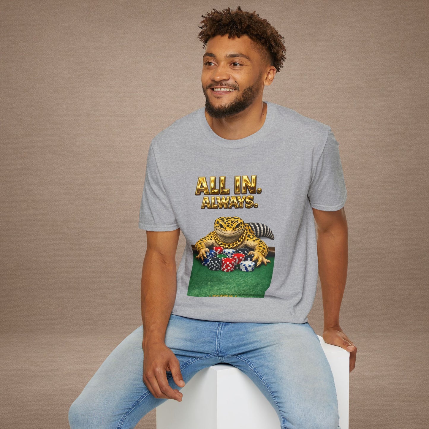 Design #29-2   Gambling- All in Always- (Gold Letters)