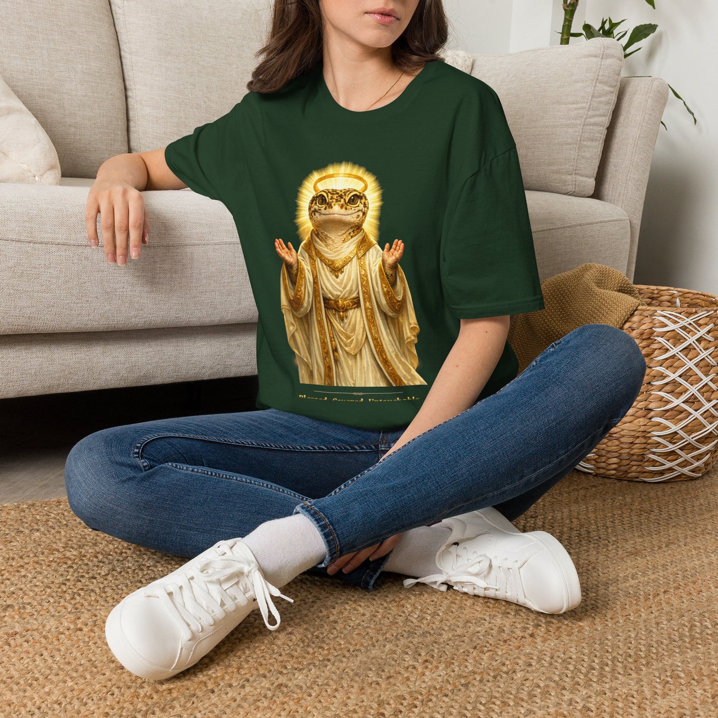 Gold Gecko Co. | Blessed. Covered. Untouchable. | Blessing Gecko Tee