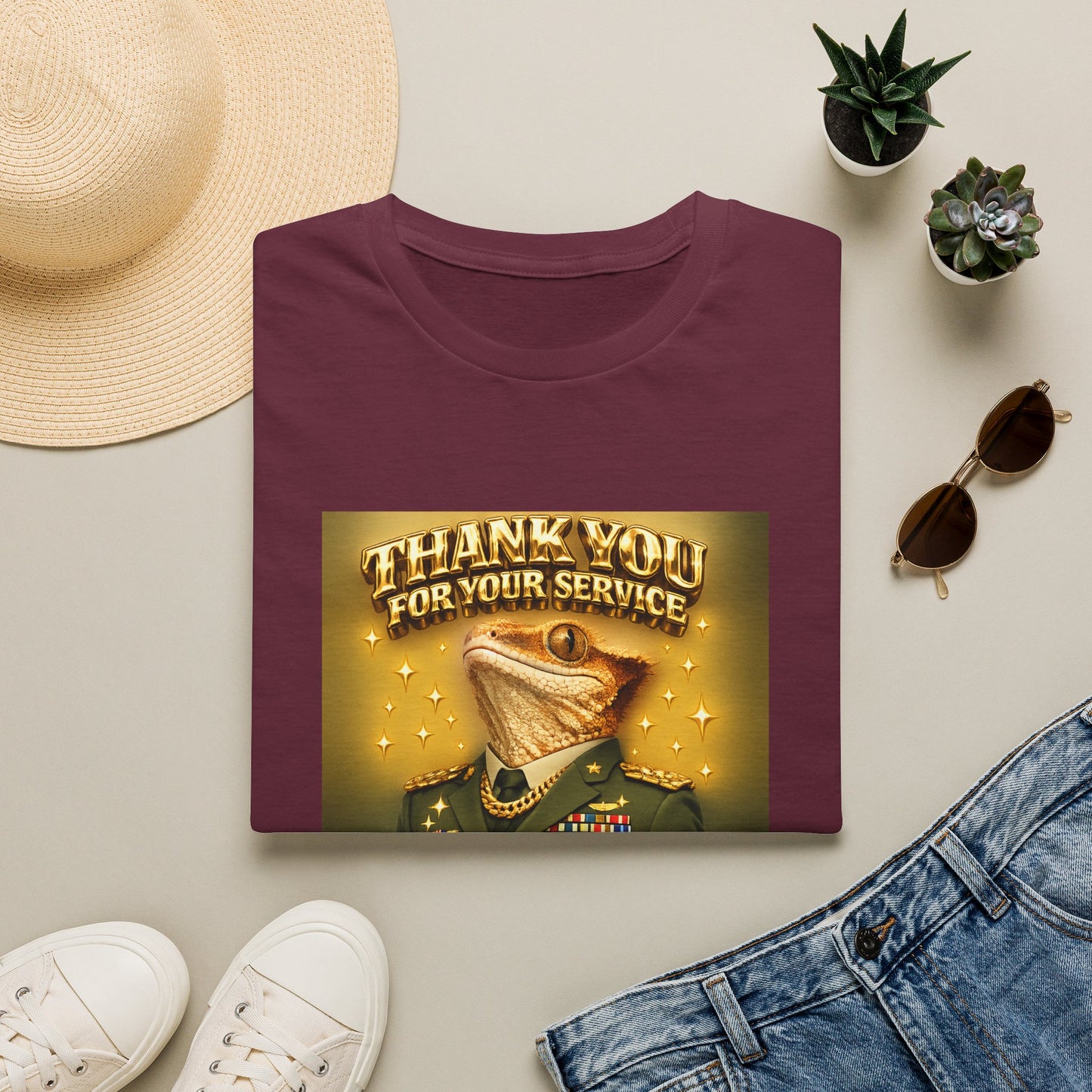 Gold Gecko Co.™ | Army Strong | Crested Gecko | Comfort Colors 6500