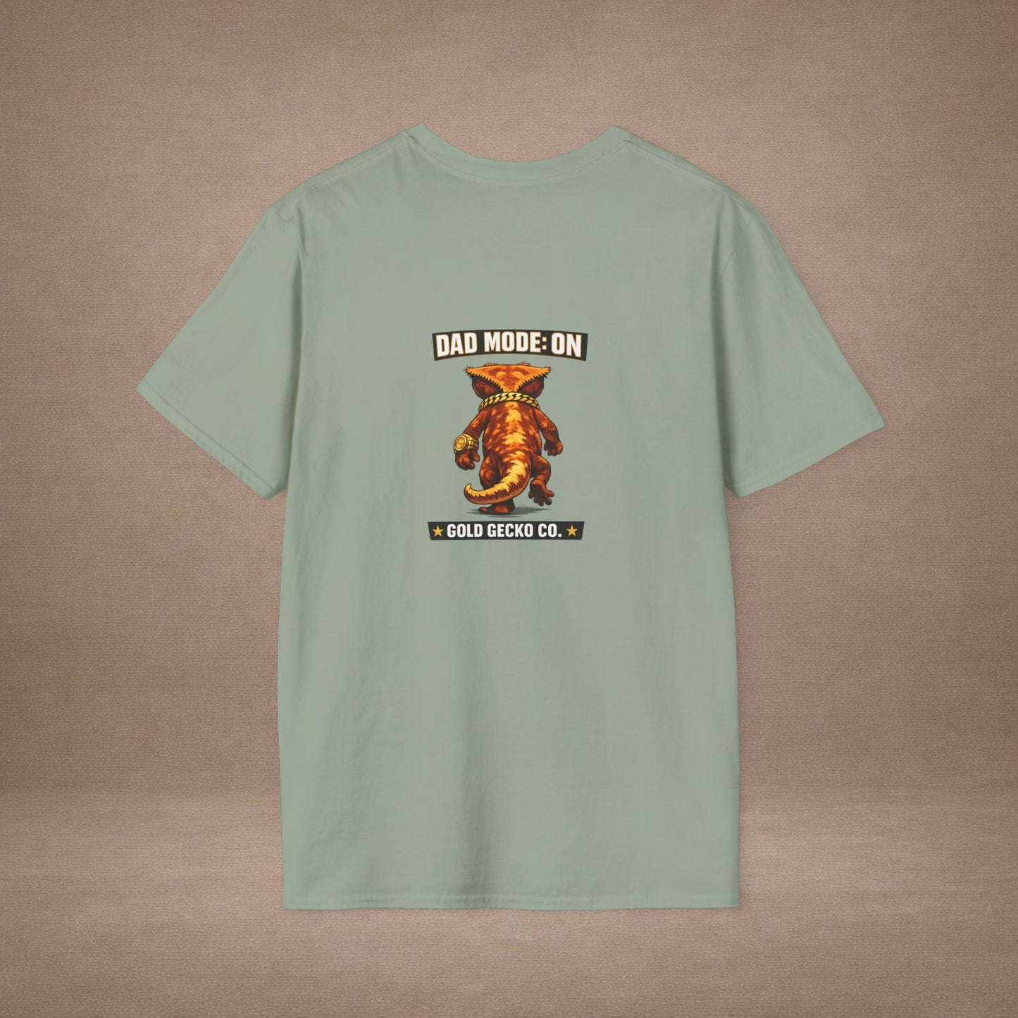 DESIGN #11 Gecko Dad — Dad Mode: On (Black Letters)