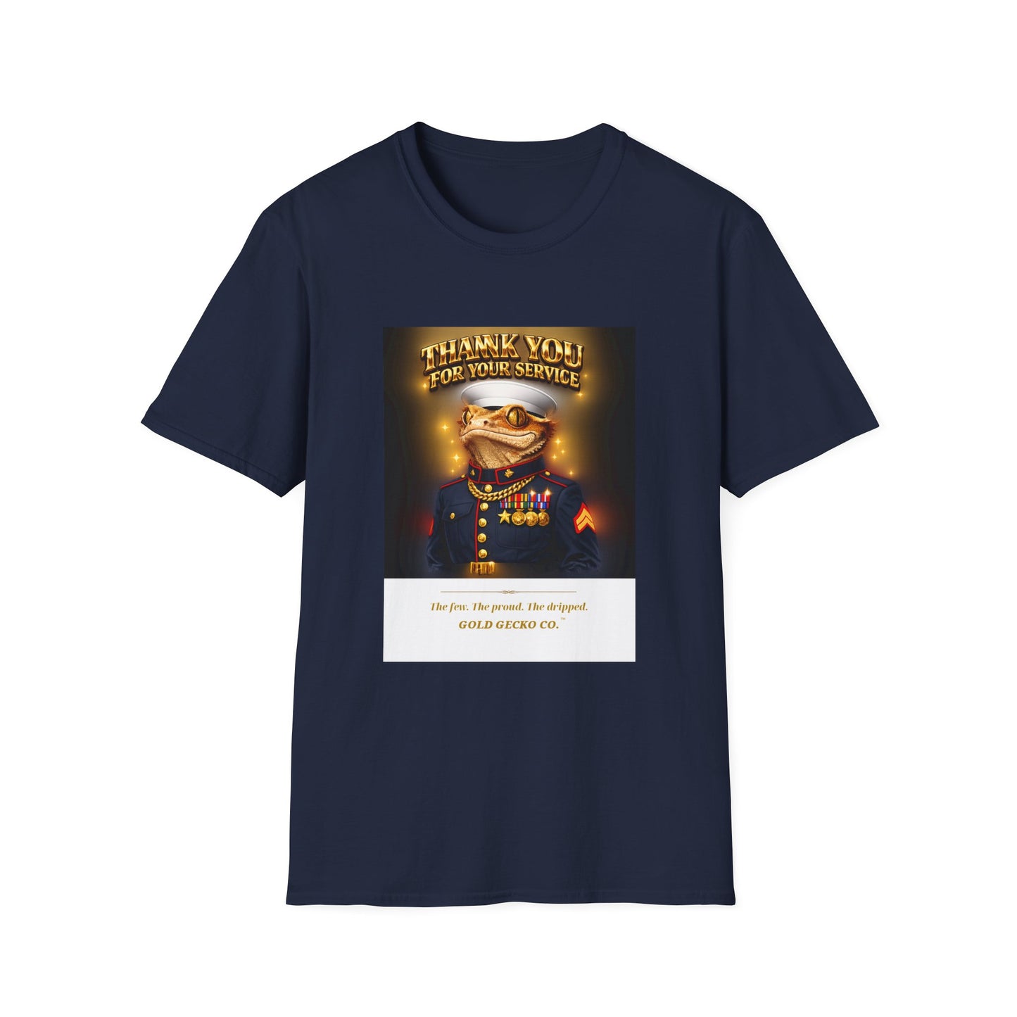 Gold Gecko Co.™ | Marines Semper Drip | Crested Gecko | Comfort Colors 6500