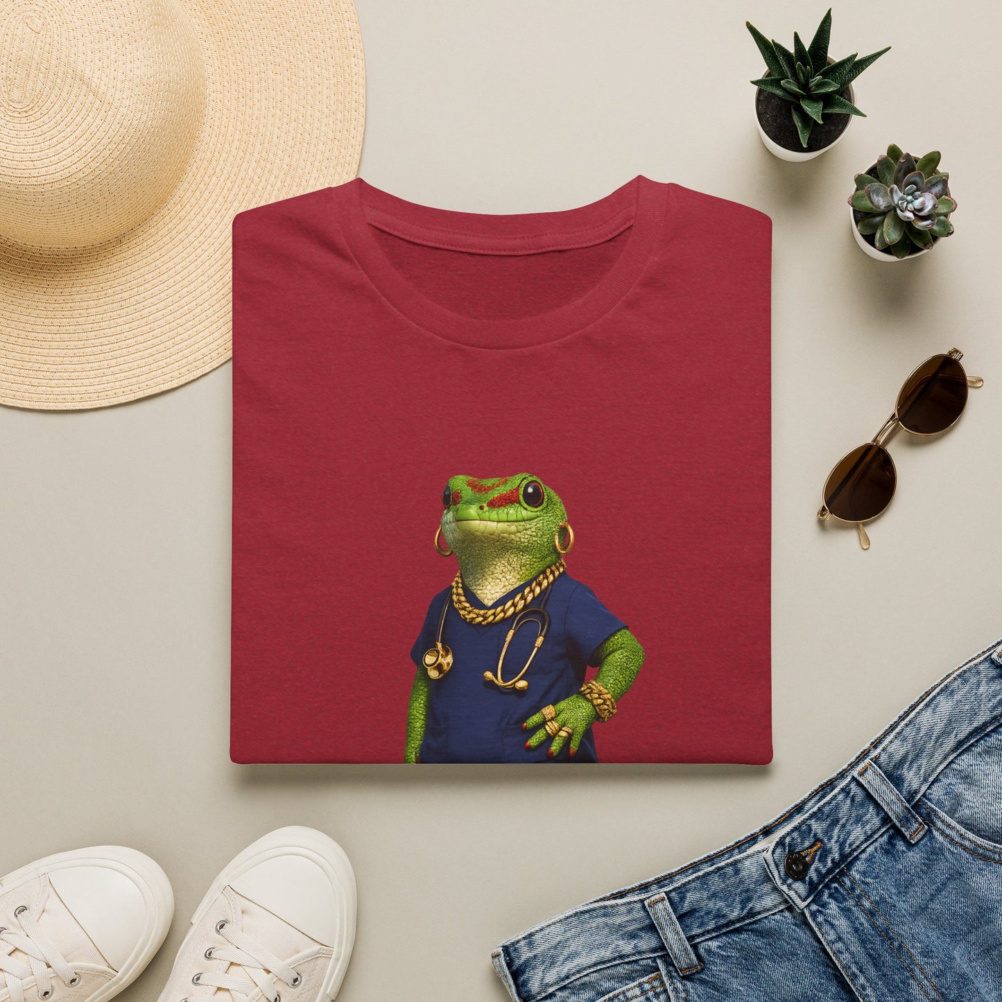 Gold Gecko Co.™ | Scrubs | Day Gecko | Comfort Colors 6500