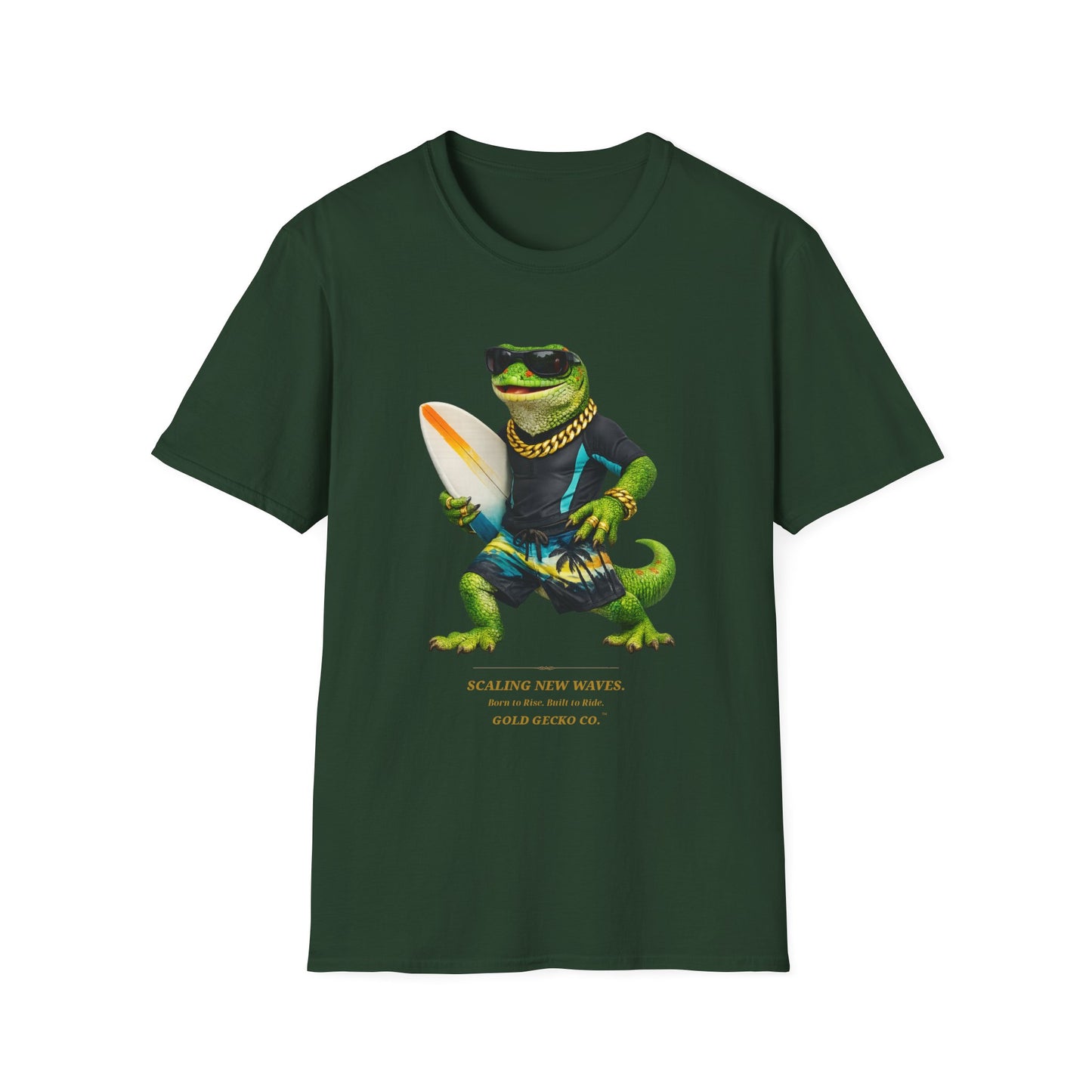 Gold Gecko Co.™ | Scaling Waves | Crested Gecko | Comfort Colors 6500