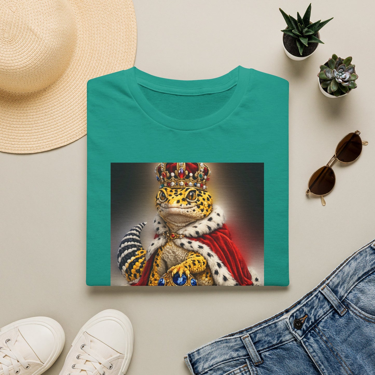 Gold Gecko Co.™ | The Crown Fits | Leopard Gecko | Comfort Colors 6500