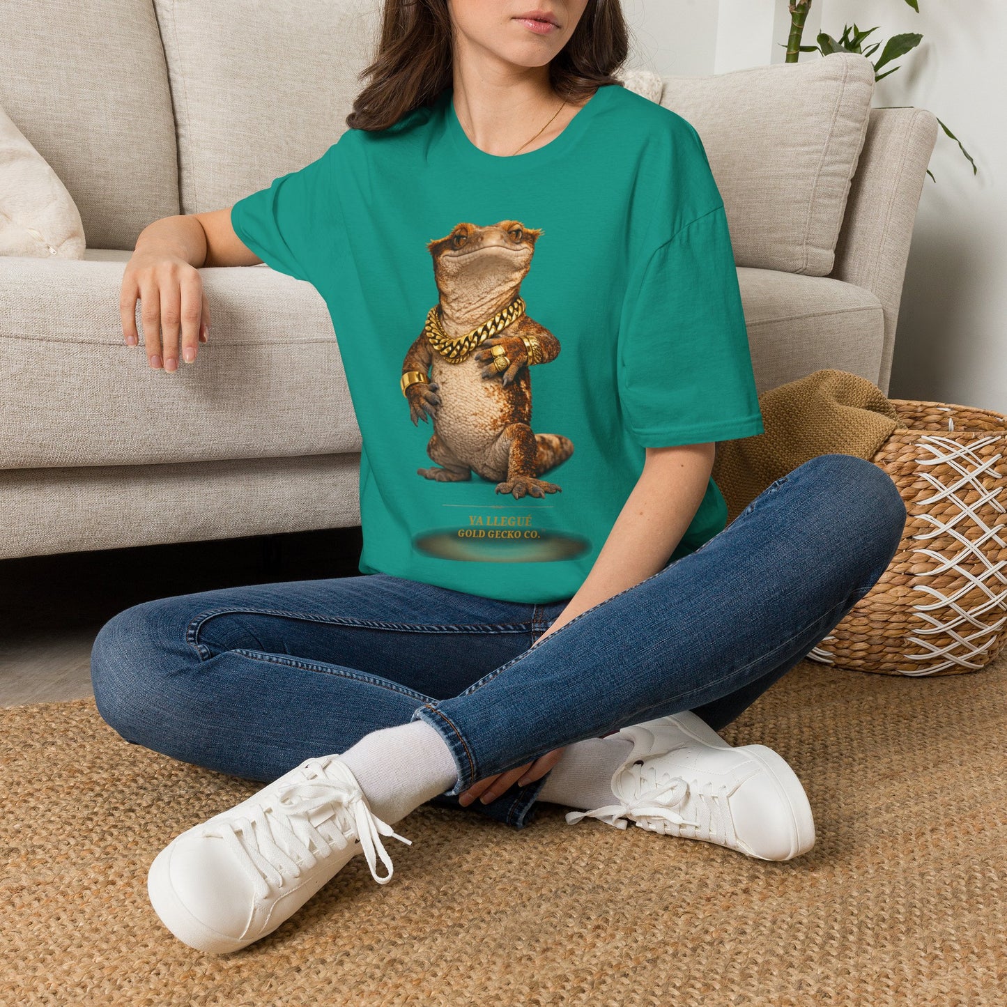 Gold Gecko Co.™ | Ya Llegué | Crested Gecko | Comfort Colors 6500