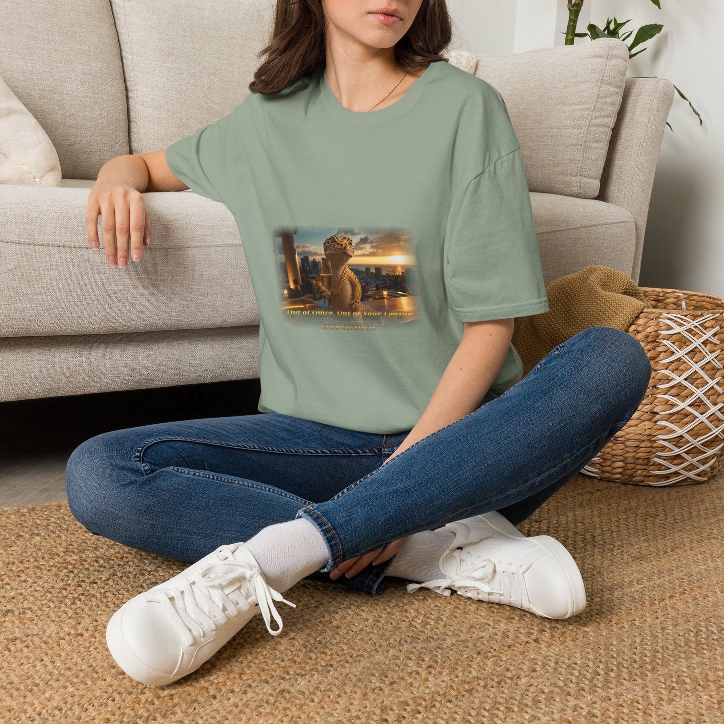 Gold Gecko Co.™ | Out of Office | Leopard Gecko | Comfort Colors 6500
