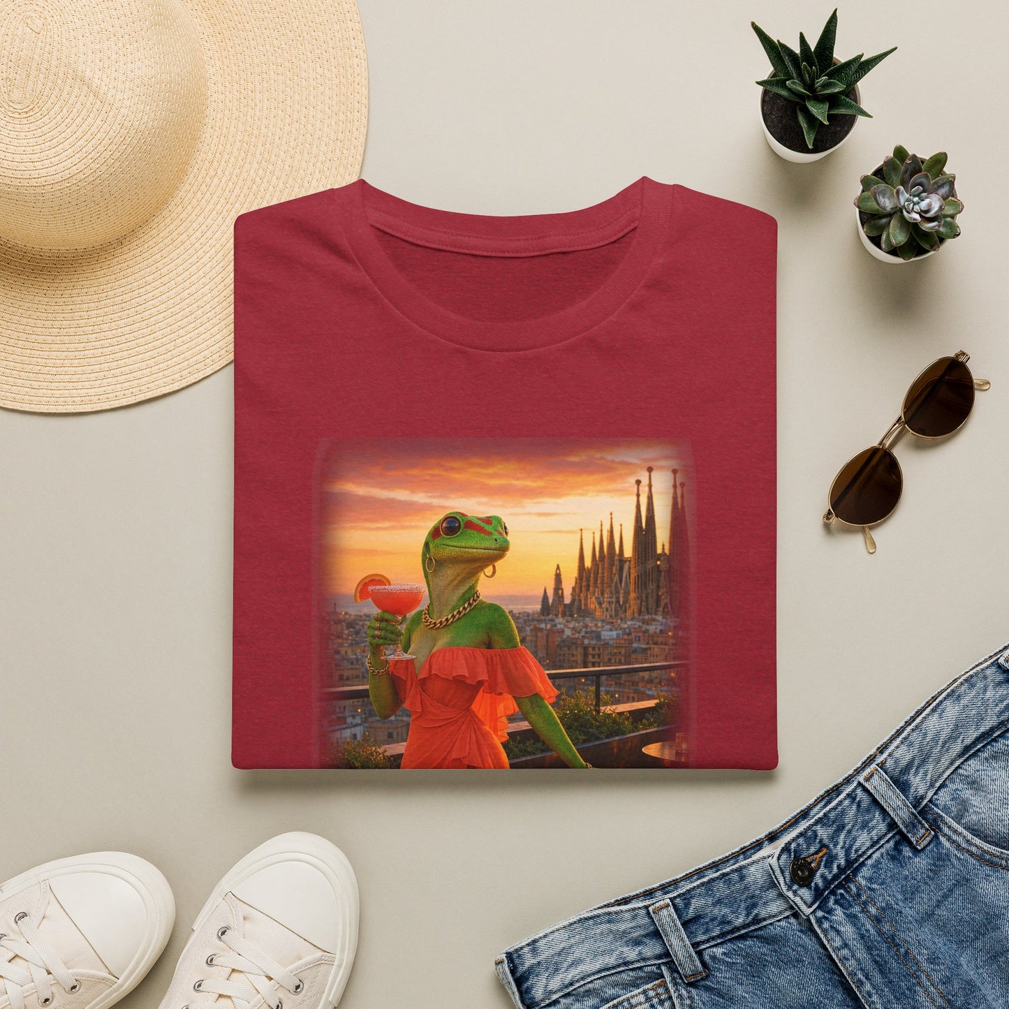 Gold Gecko Co.™ | Barcelona | Day Gecko | Comfort Colors 6500