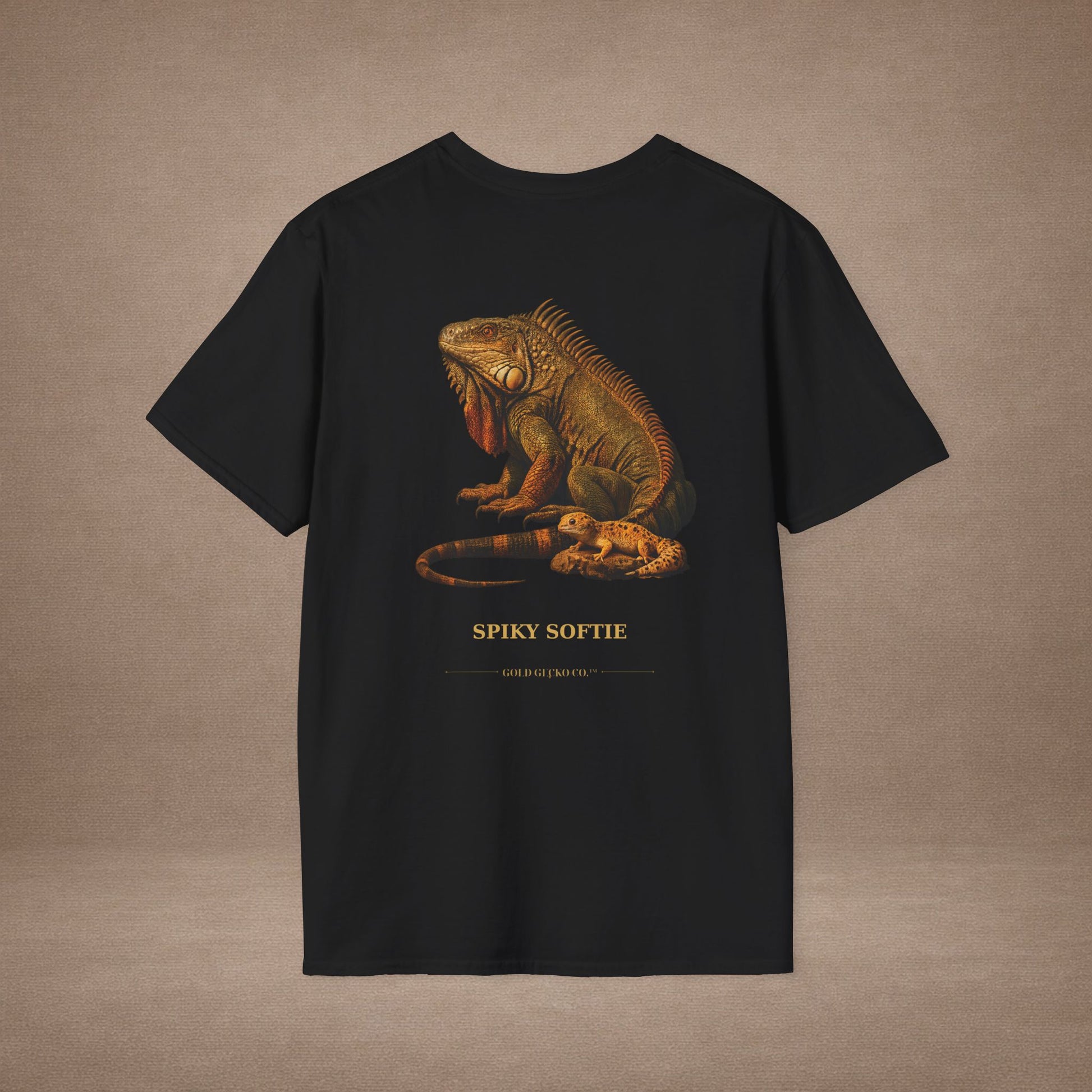 Iguana — Spiky Softie — photoreal reptile portraits — the ultimate herp appreciation. Gold Gecko Co. Reptile Roll Call collection.