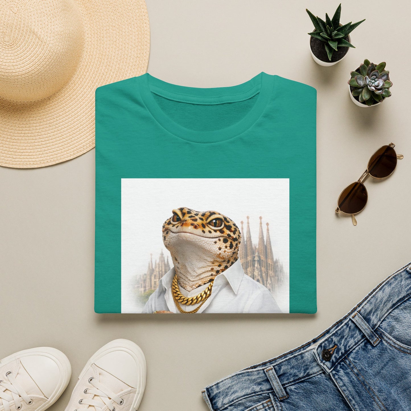 Gold Gecko Co.™ | Sagrada Familia | Day Gecko | Comfort Colors 6500