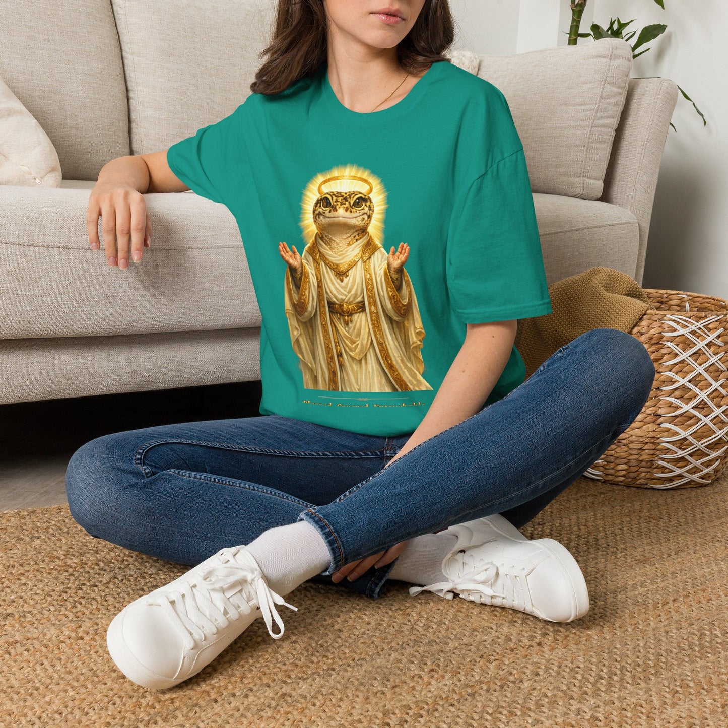 Gold Gecko Co. | Blessed. Covered. Untouchable. | Blessing Gecko Tee