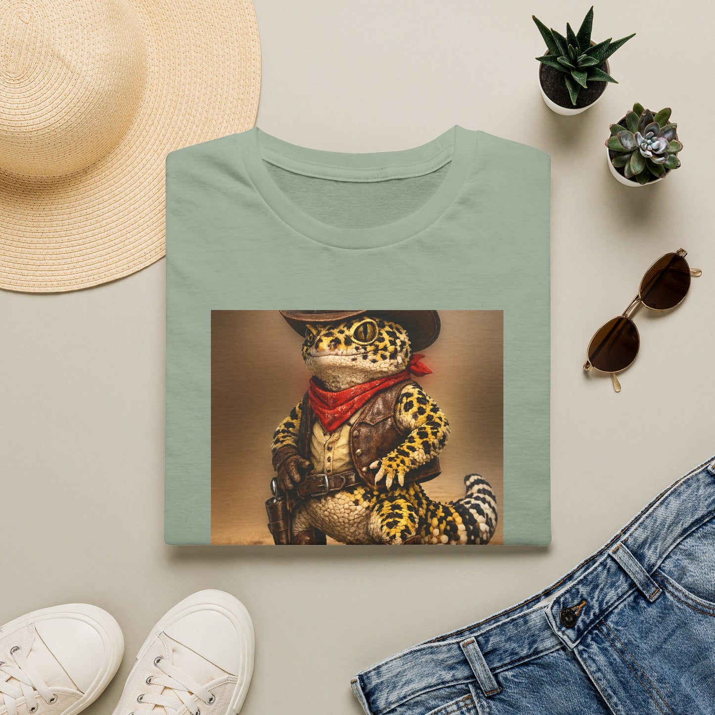 Gold Gecko Co.™ | Cowboy Up | Leopard Gecko | Comfort Colors 6500