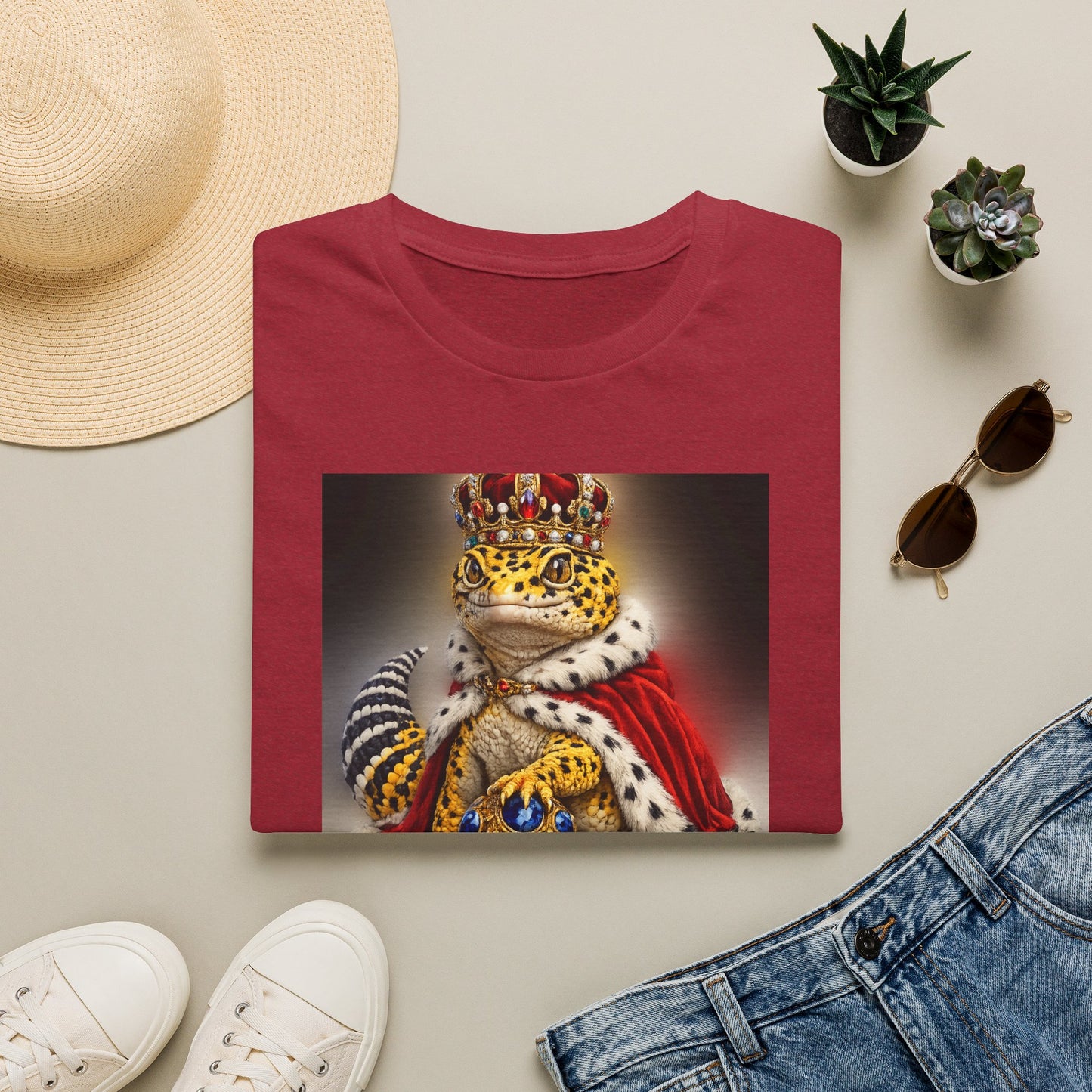 Gold Gecko Co.™ | The Crown Fits | Leopard Gecko | Comfort Colors 6500