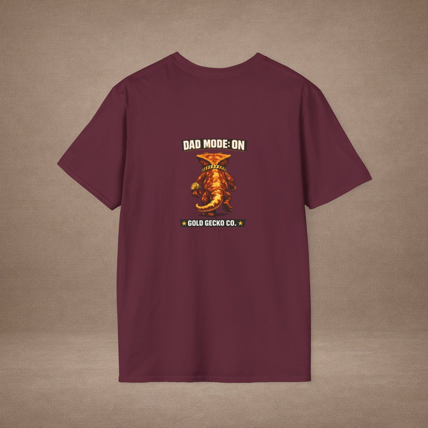 DESIGN #11 Gecko Dad — Dad Mode: On (Black Letters)