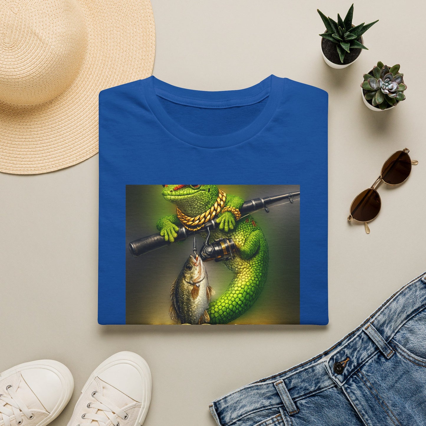 Gold Gecko Co.™ | Hooked on the Good Life | Day Gecko | Comfort Colors 6500
