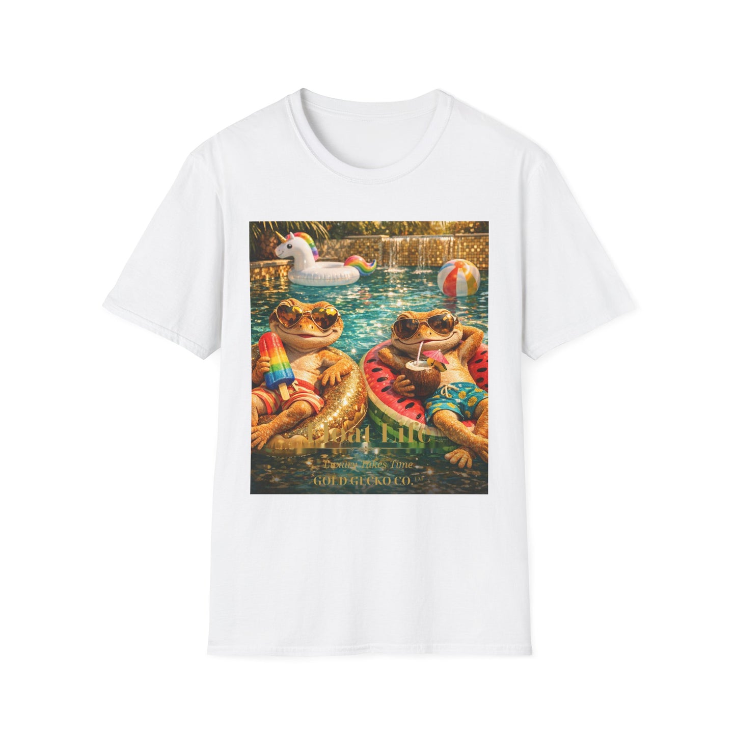 Col1403-02-V2-TS-Gildan64000-FloatLife-Realistic-GoldGeckoCo