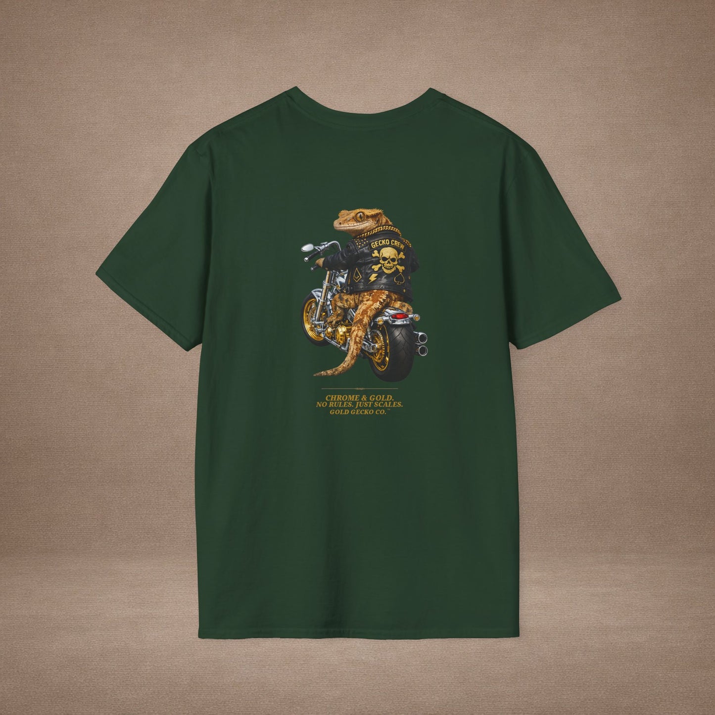 DESIGN #30-1 - Crested Gecko + Chopper -No Rules Just Scales