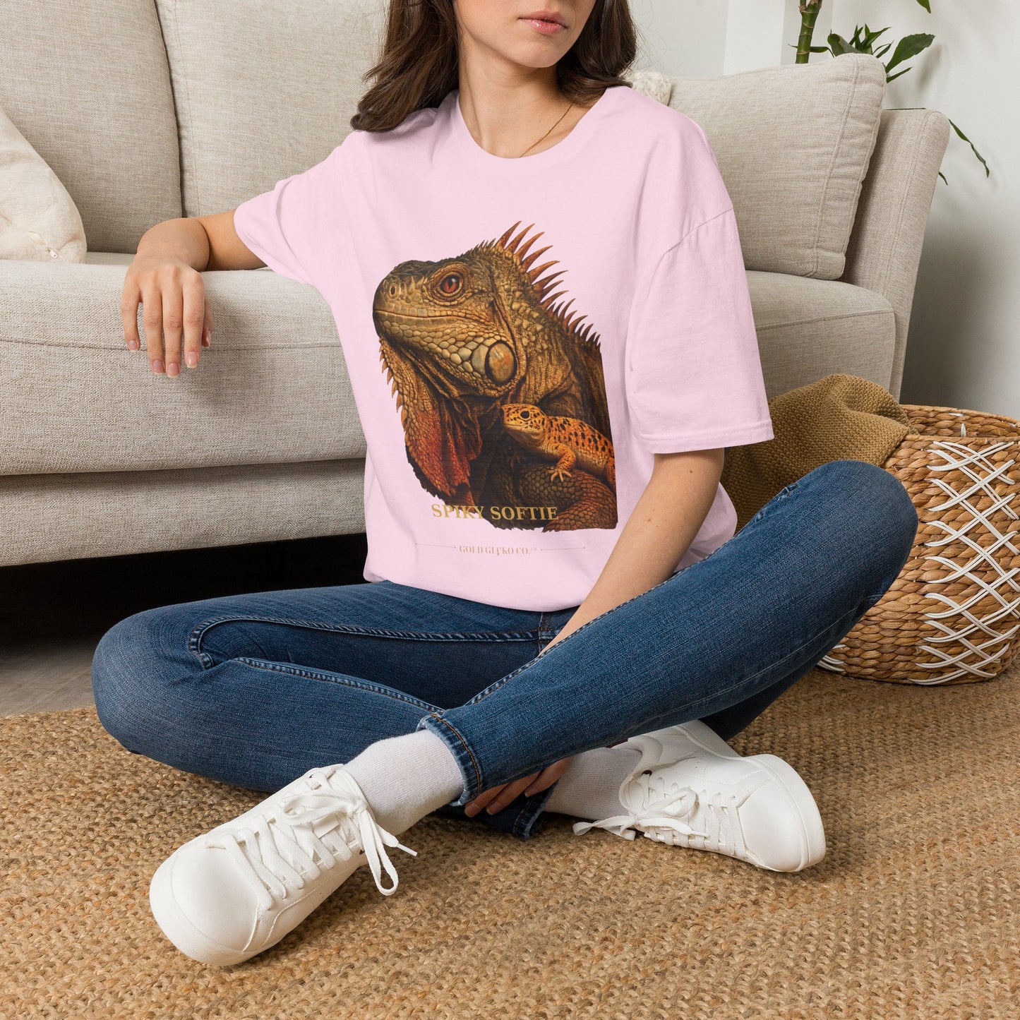 Iguana — Spiky Softie — photoreal reptile portraits — the ultimate herp appreciation. Gold Gecko Co. Reptile Roll Call collection.
