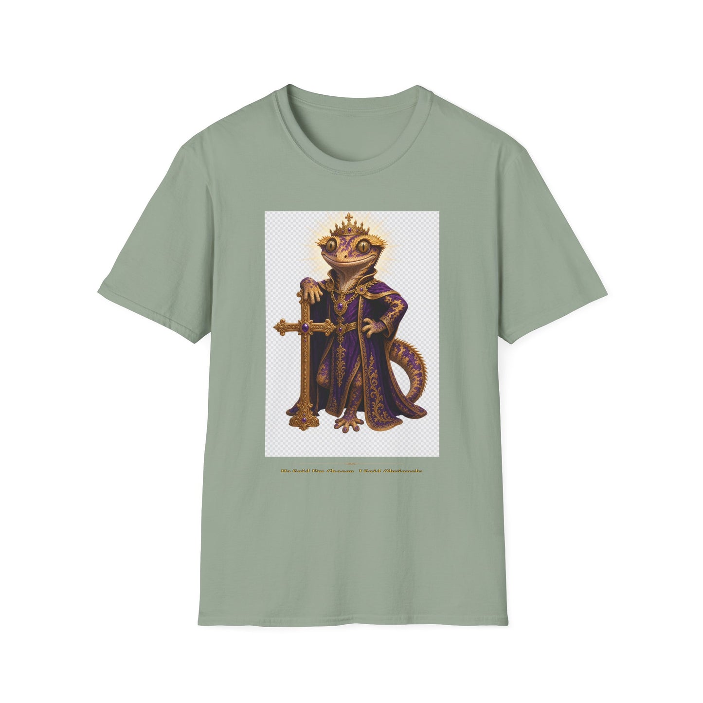 Gold Gecko Co. | He Said I'm Chosen. I Said Obviously. | Faith Gecko Tee