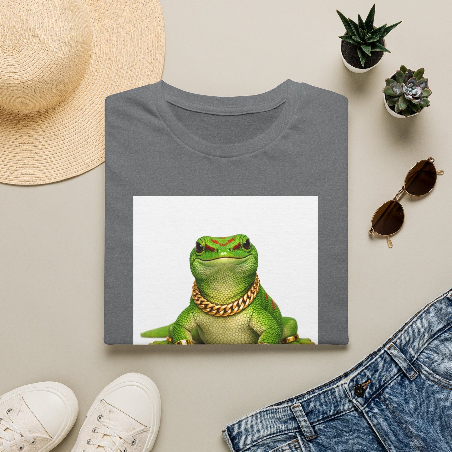 Gold Gecko Co.™ | Portrait | Day Gecko | Comfort Colors 6500