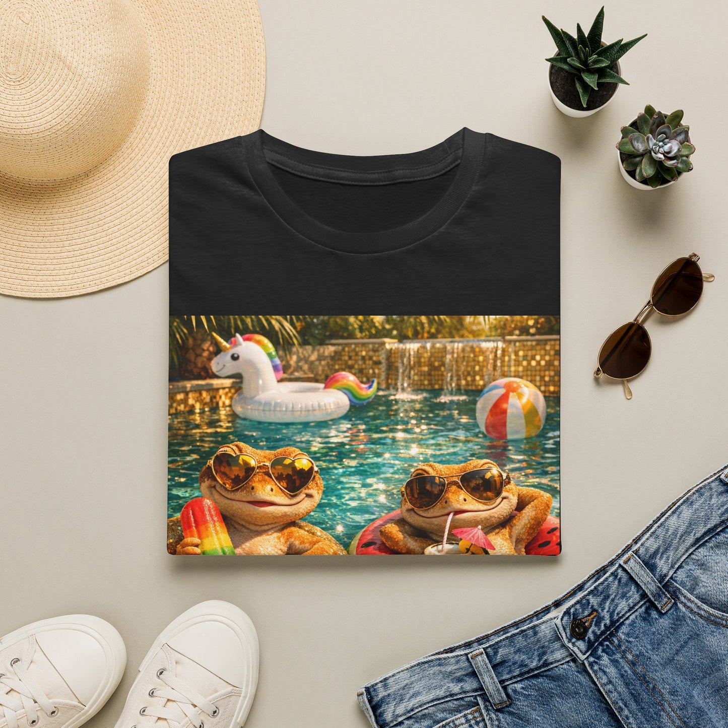 Col1403-02-V2-TS-Gildan64000-FloatLife-Realistic-GoldGeckoCo