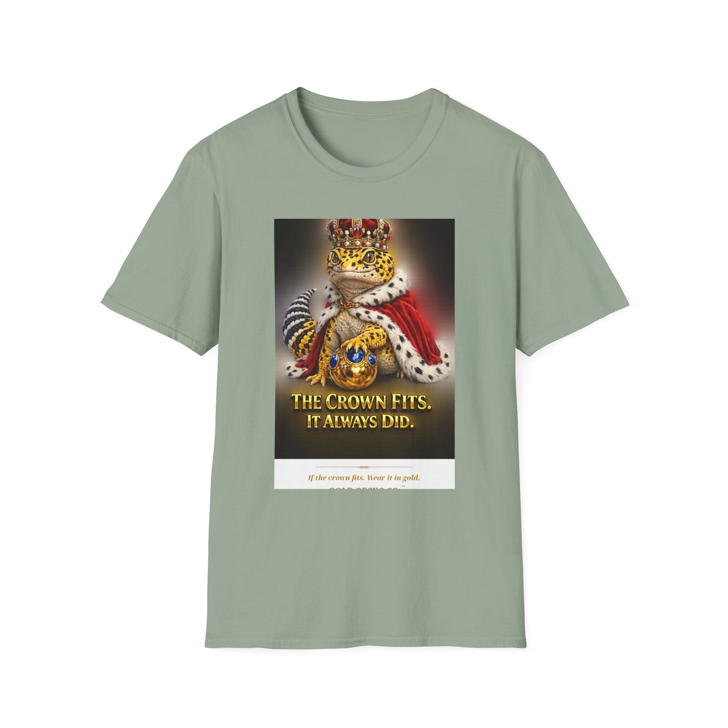 Gold Gecko Co.™ | The Crown Fits | Leopard Gecko | Comfort Colors 6500