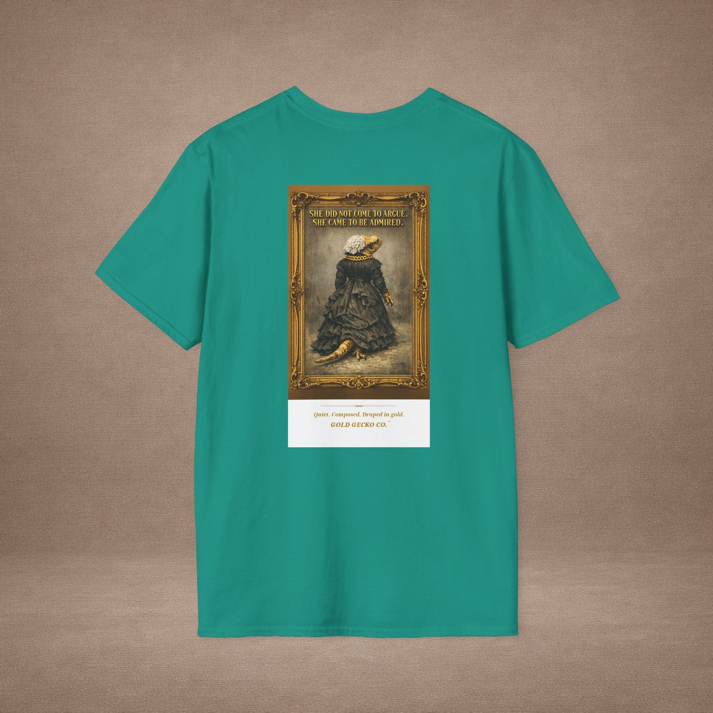 Design #col19-4 - Whistler's Gecko— Fine Art Tee