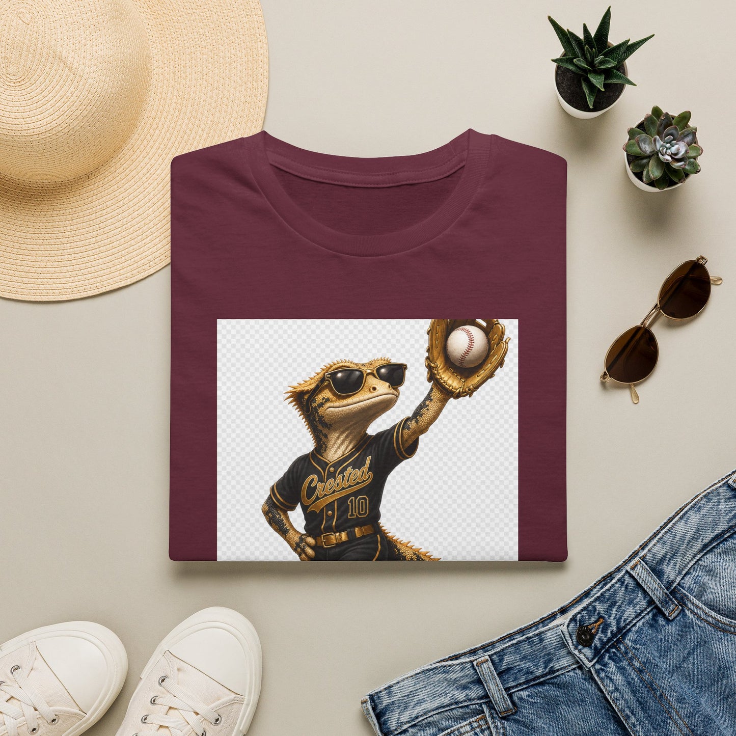 Gold Gecko Co. | Effortless. Like Everything Else. | Outfielder Gecko Tee