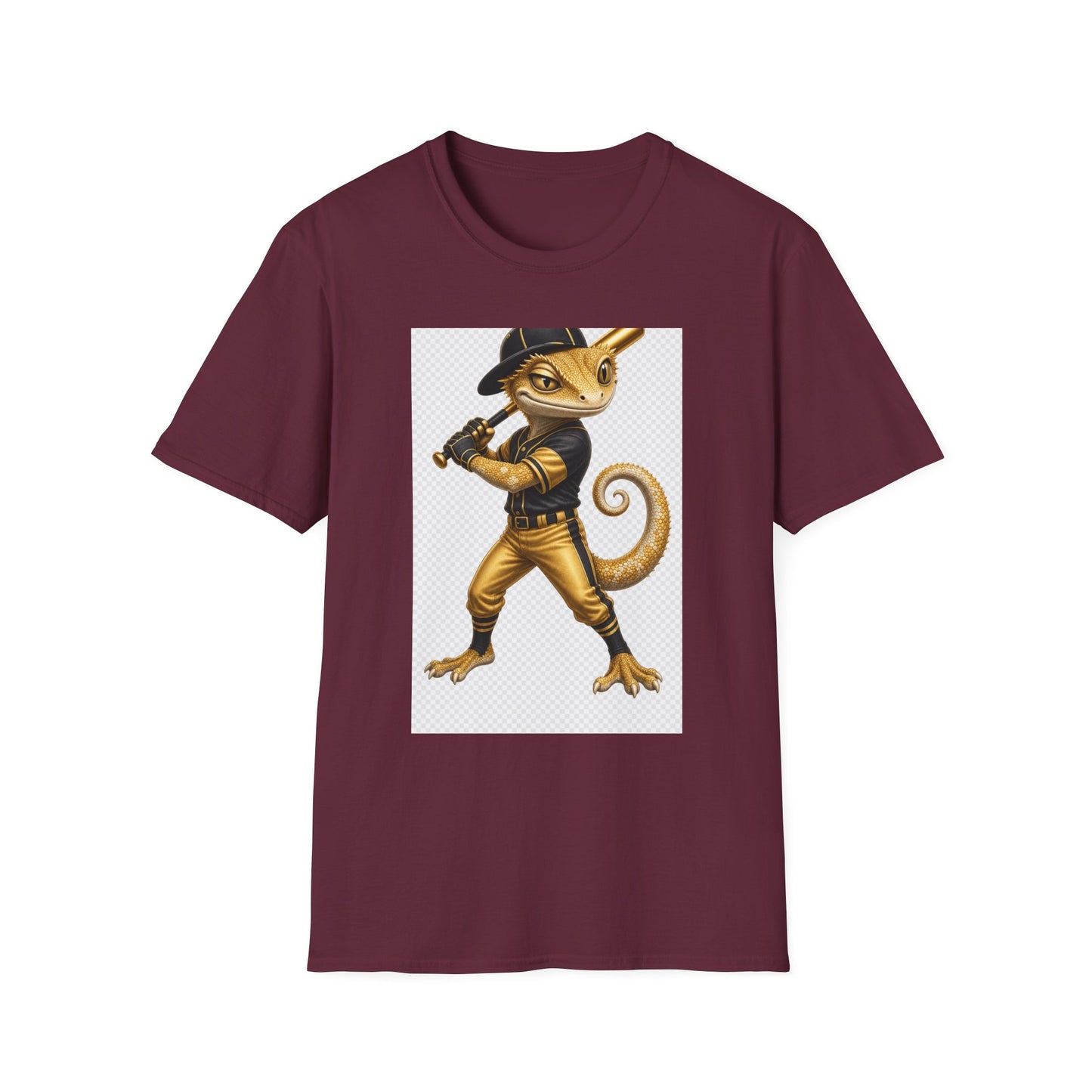 Gold Gecko Co. | Batting .1000 on Drip | Baseball Gecko Tee