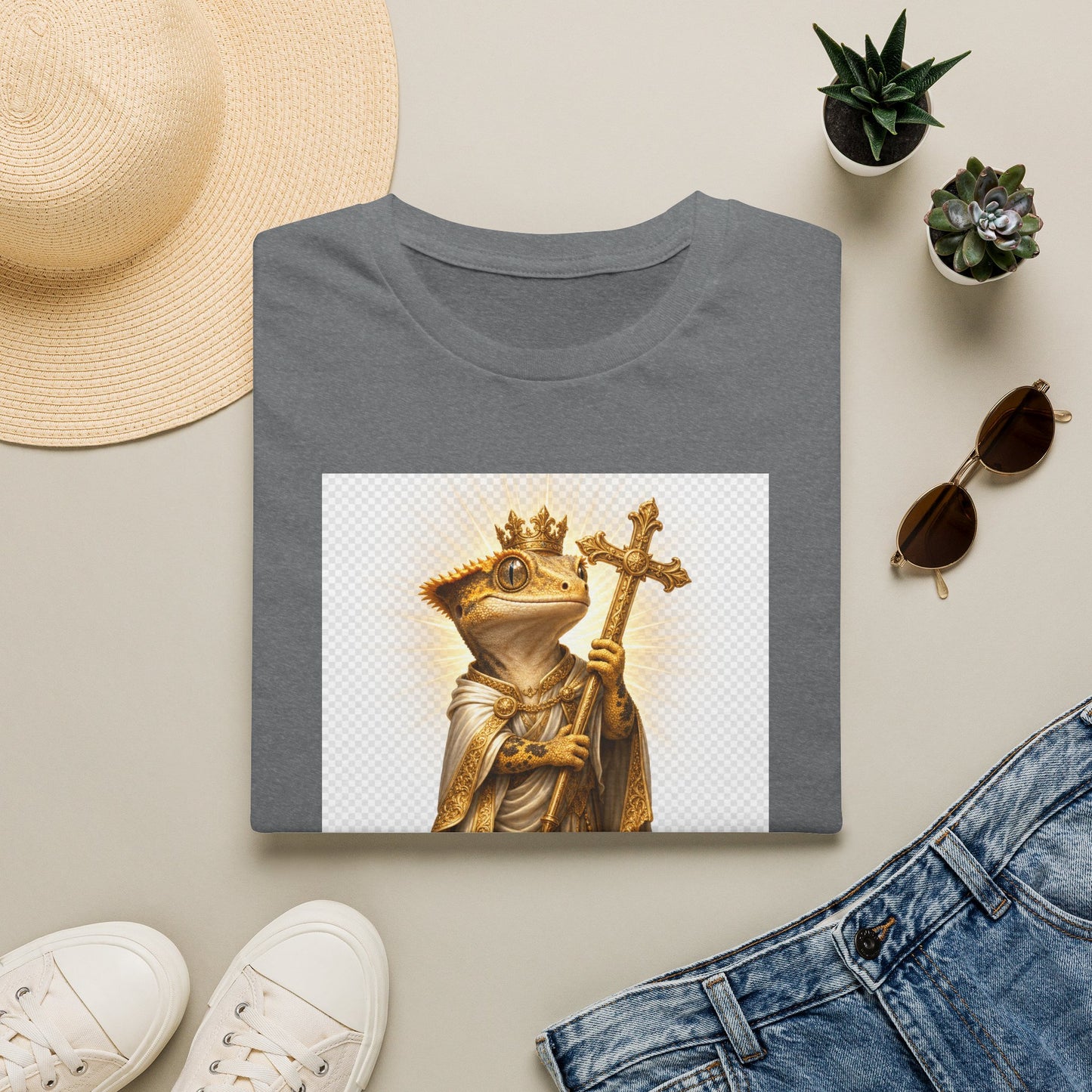 Gold Gecko Co. | Blessed and Dripped | Faith Gecko Tee