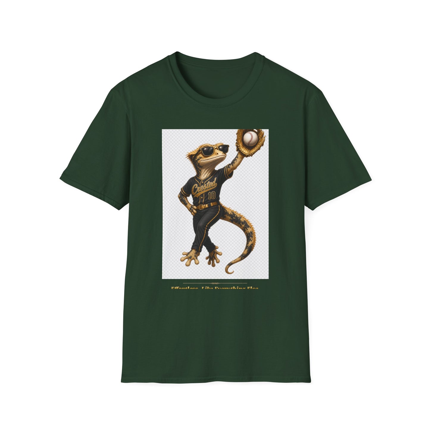 Gold Gecko Co. | Effortless. Like Everything Else. | Outfielder Gecko Tee