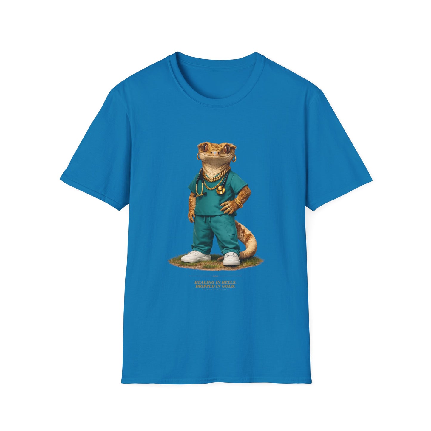 Gold Gecko Co.™ | Scrubs | Crested Gecko | Comfort Colors 6500