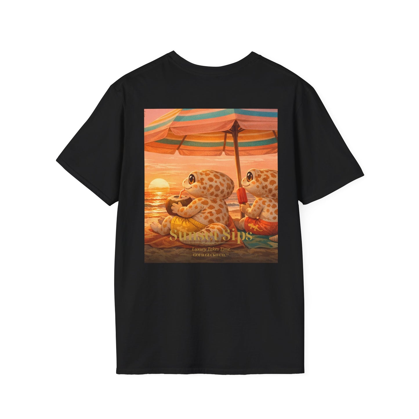 Col1404-04-V2-TS-Gildan64000-SunsetSips-Realistic-GoldGeckoCo