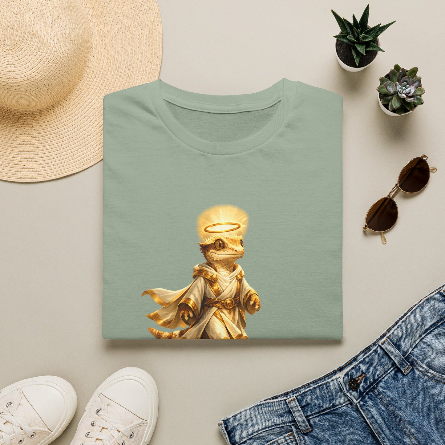 Gold Gecko Co. | Faith Over Fear. Always. | Walking on Water Gecko Tee