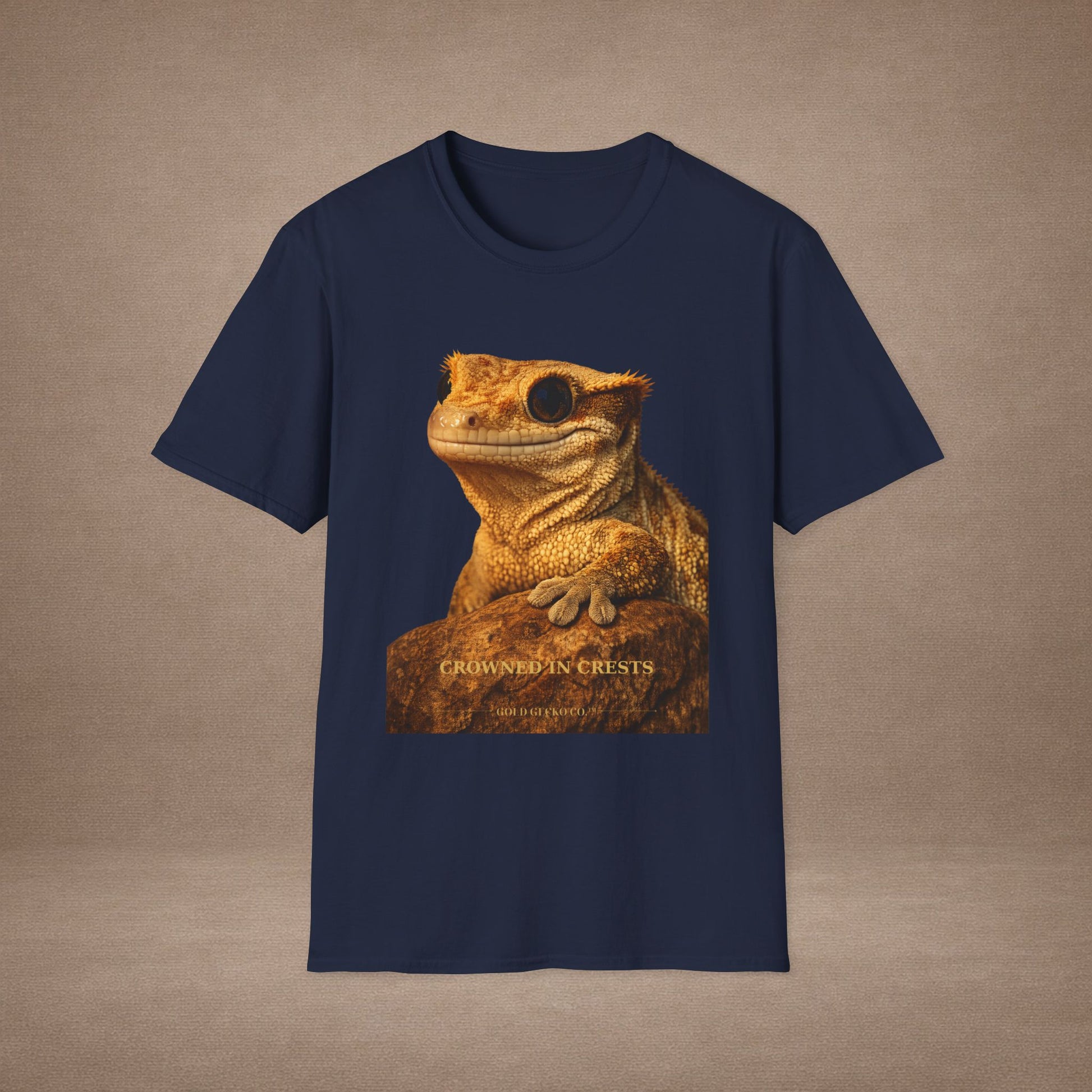 Crested Gecko — Crowned In Crests — photoreal reptile portraits — the ultimate herp appreciation. Gold Gecko Co. Reptile Roll Call collection.