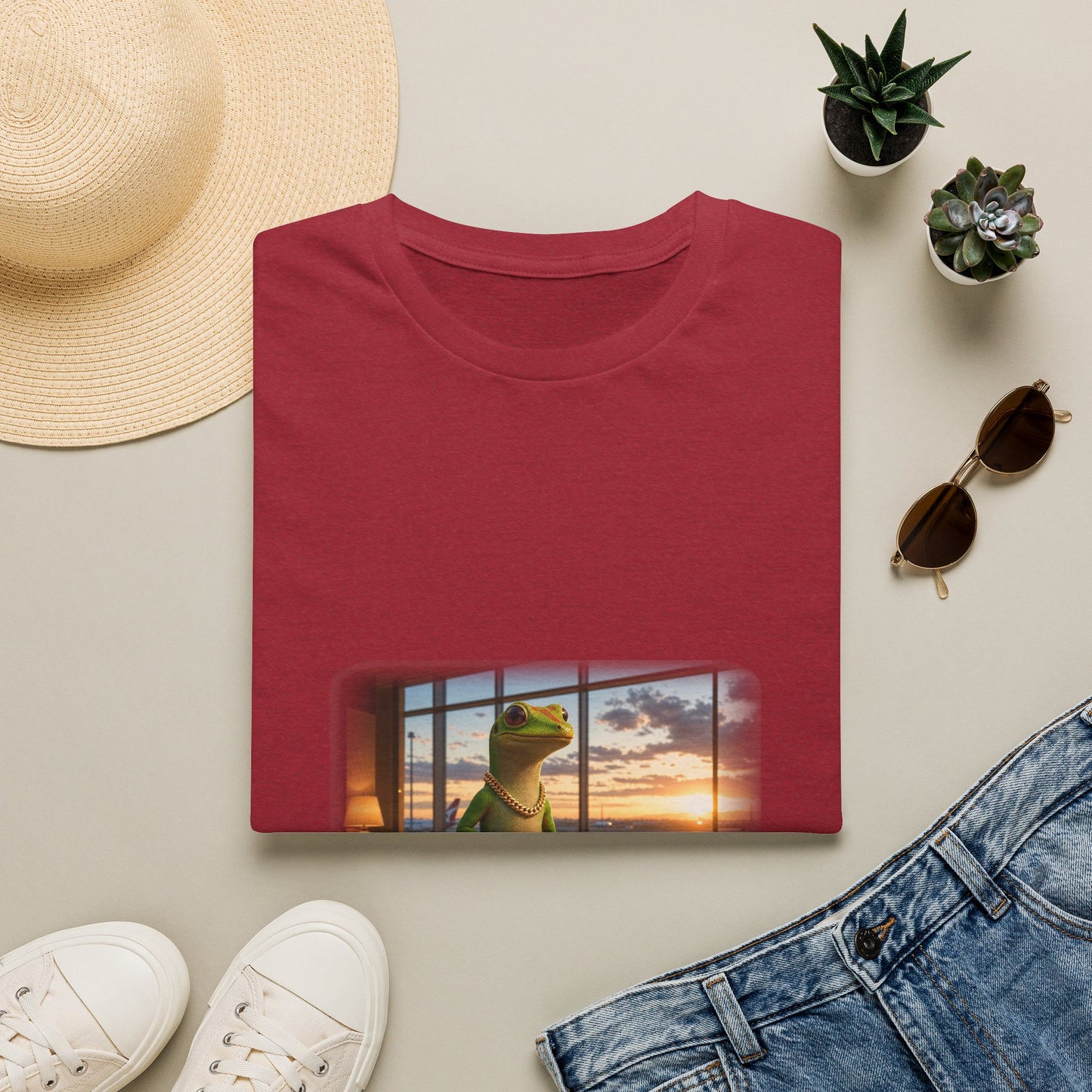 Gold Gecko Co.™ | Passport Stamped | Day Gecko | Comfort Colors 6500