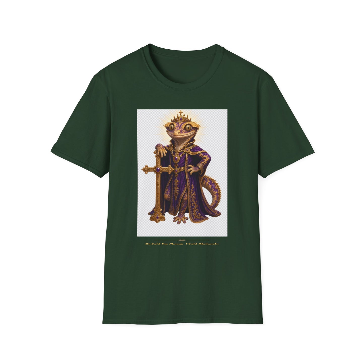 Gold Gecko Co. | He Said I'm Chosen. I Said Obviously. | Faith Gecko Tee