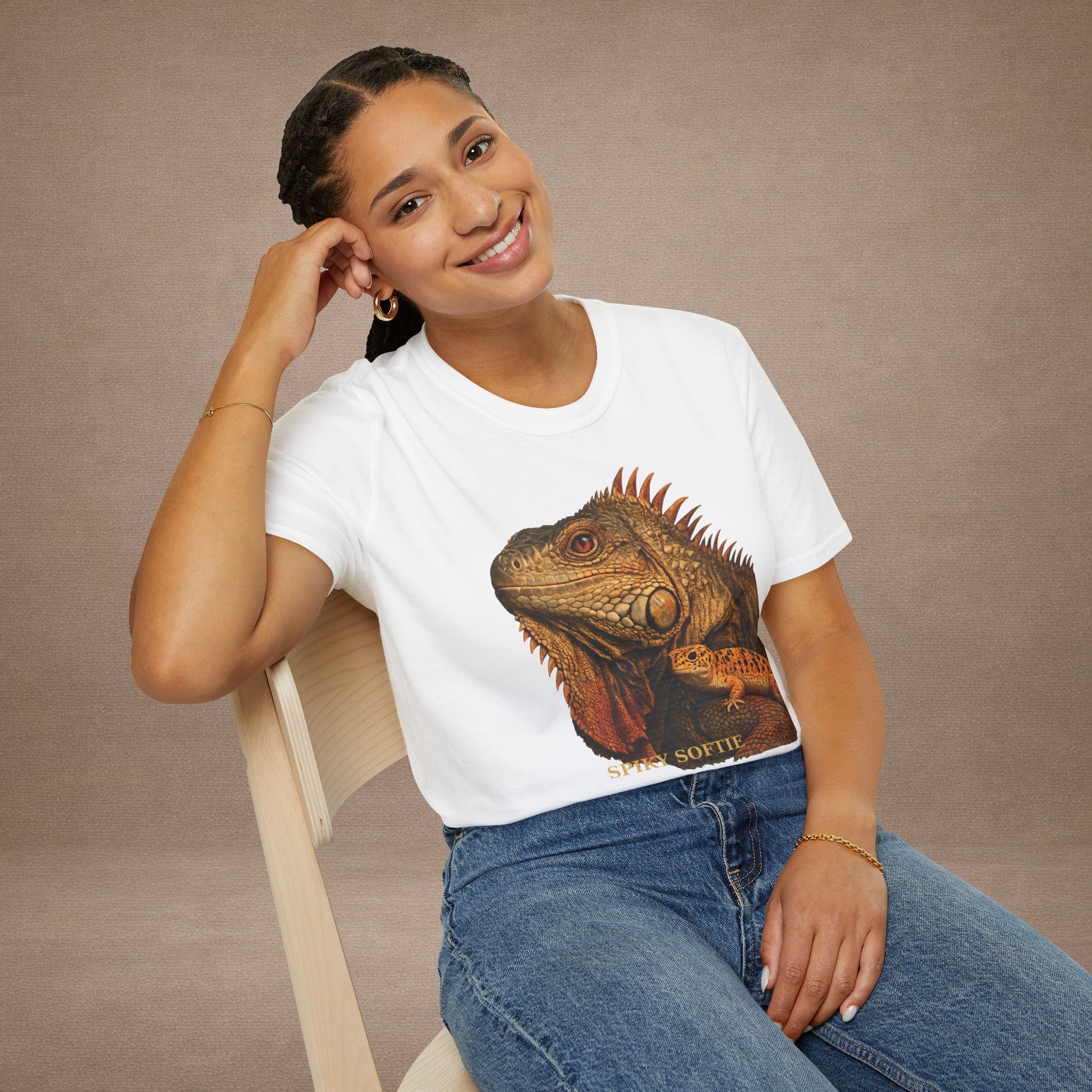 Iguana — Spiky Softie — photoreal reptile portraits — the ultimate herp appreciation. Gold Gecko Co. Reptile Roll Call collection.