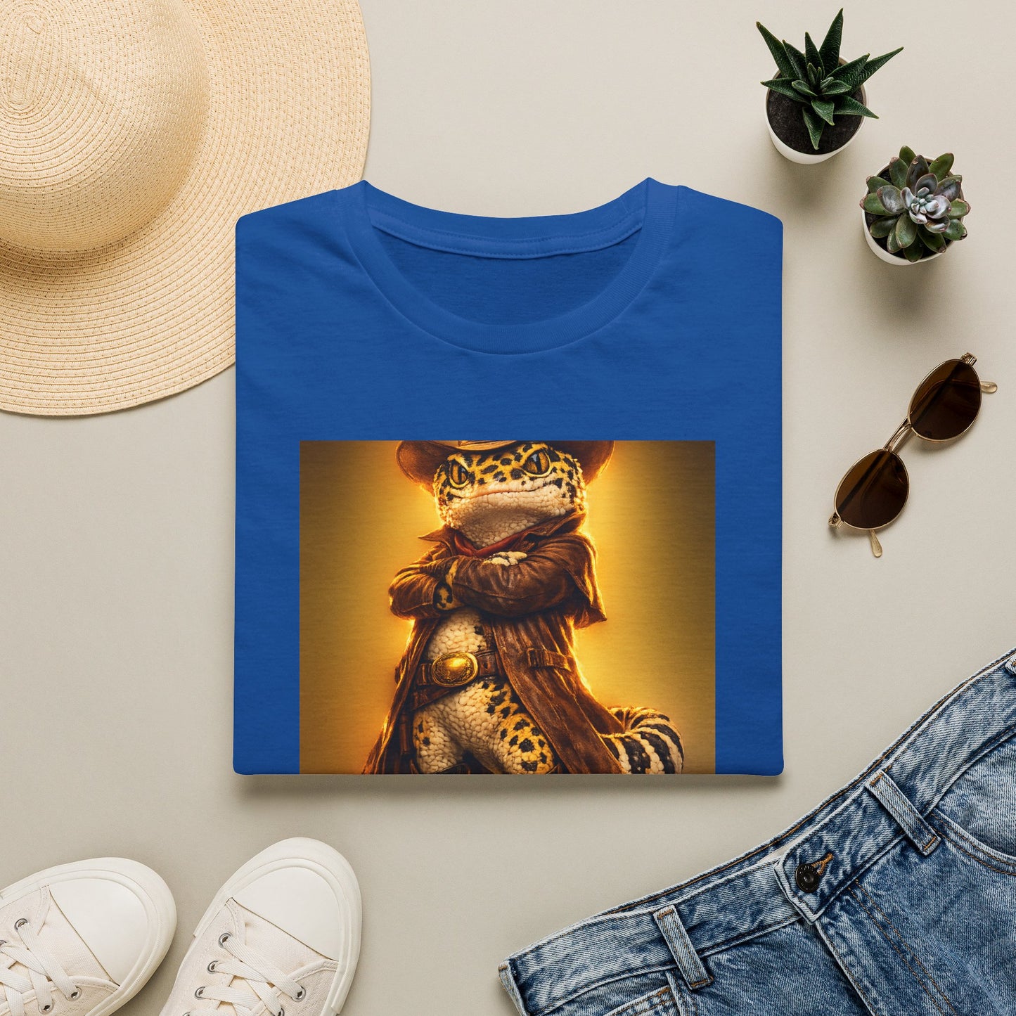 Gold Gecko Co.™ | Sunset Cowboy | Leopard Gecko | Comfort Colors 6500