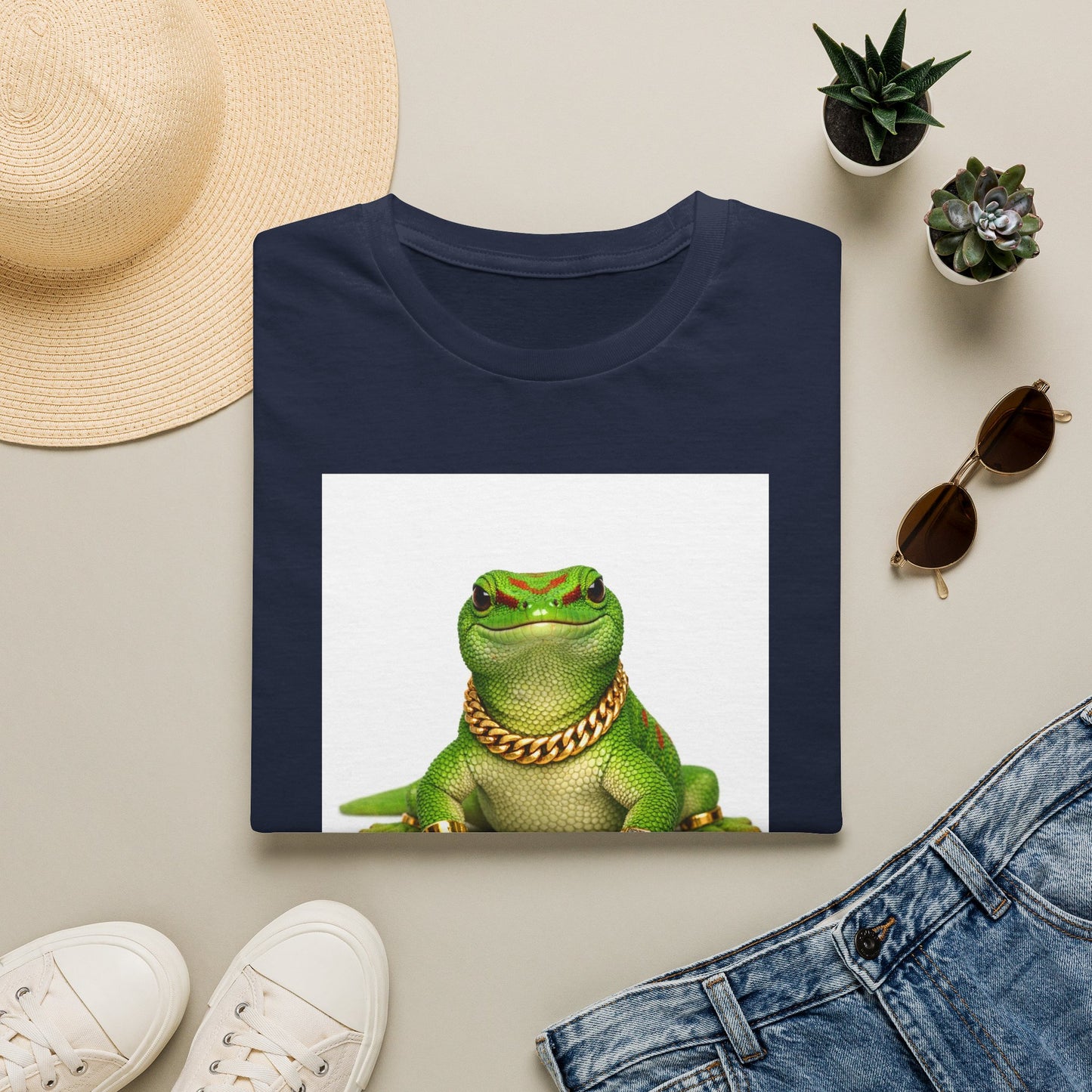 Gold Gecko Co.™ | Portrait | Day Gecko | Comfort Colors 6500
