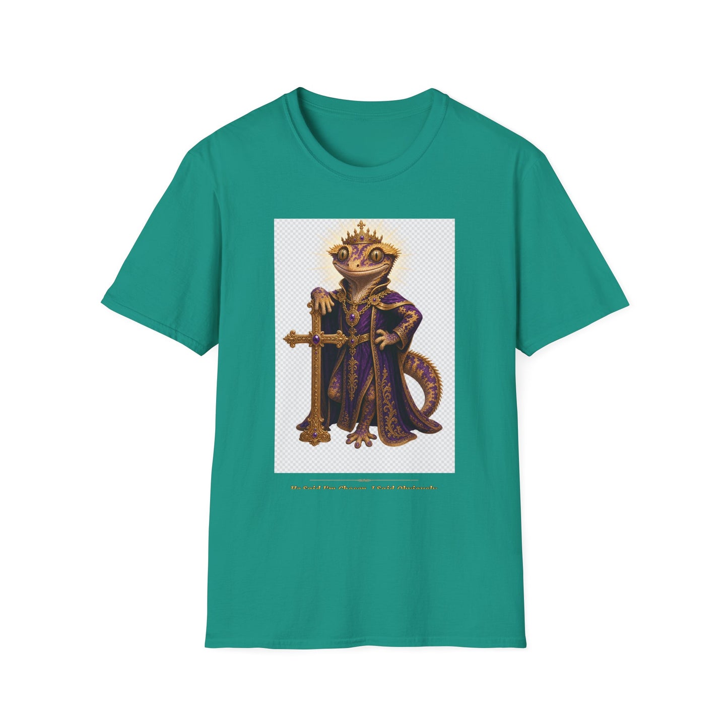 Gold Gecko Co. | He Said I'm Chosen. I Said Obviously. | Faith Gecko Tee