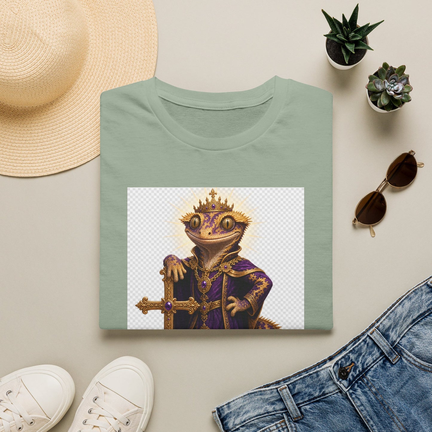 Gold Gecko Co. | He Said I'm Chosen. I Said Obviously. | Faith Gecko Tee