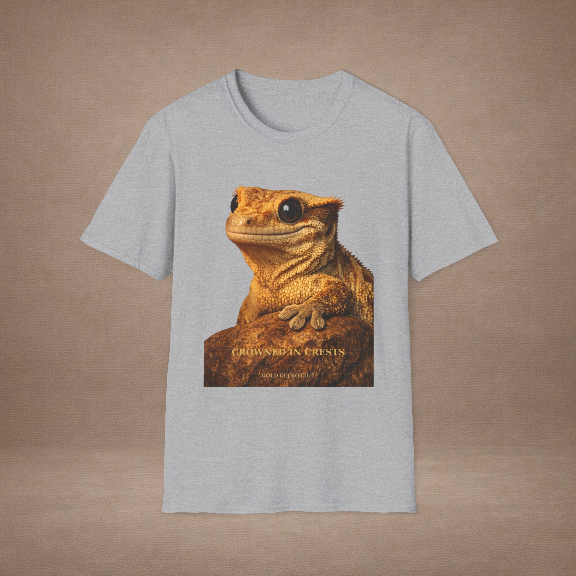 Crested Gecko — Crowned In Crests — photoreal reptile portraits — the ultimate herp appreciation. Gold Gecko Co. Reptile Roll Call collection.