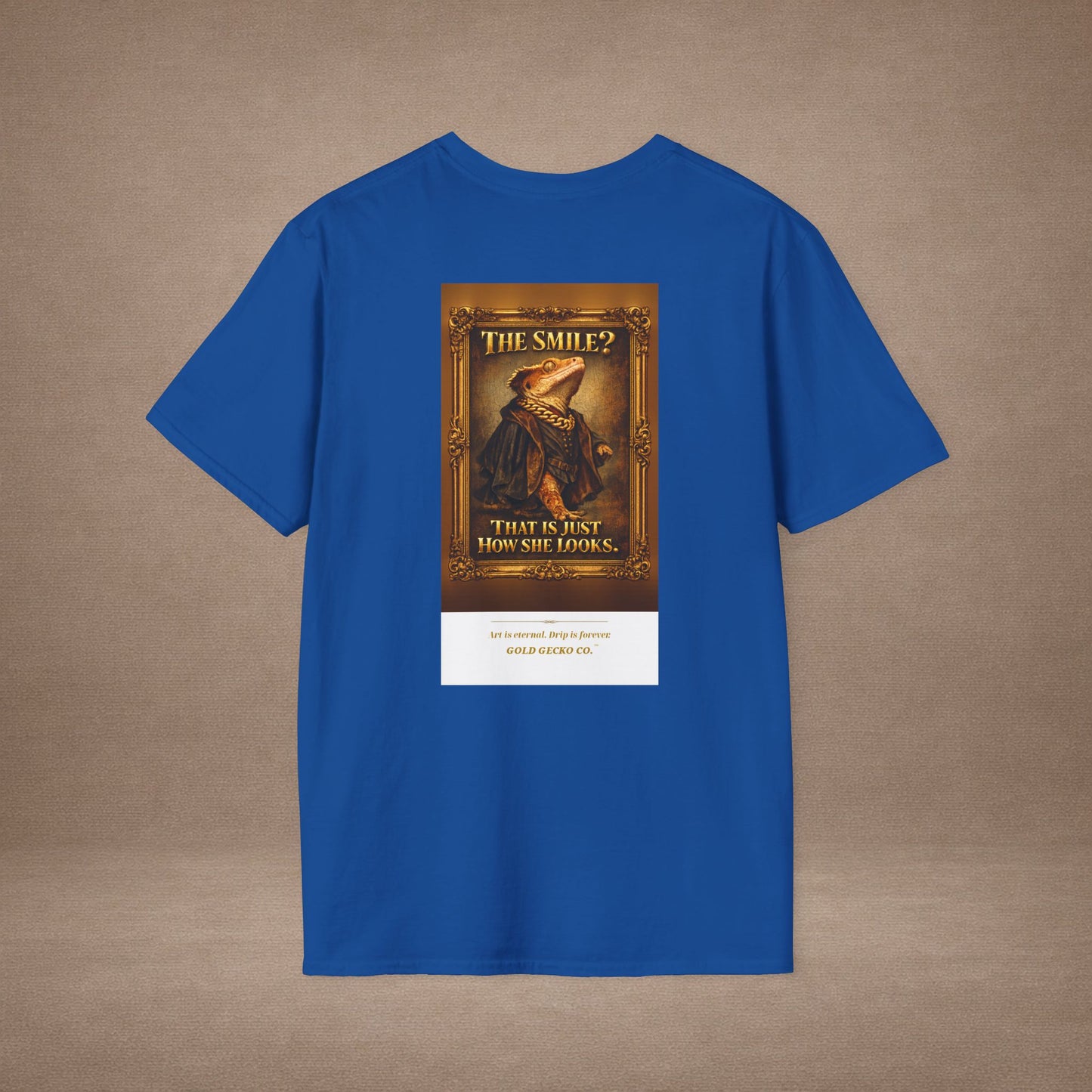 Design #col19-1 - Mona Gecko — Fine Art Tee