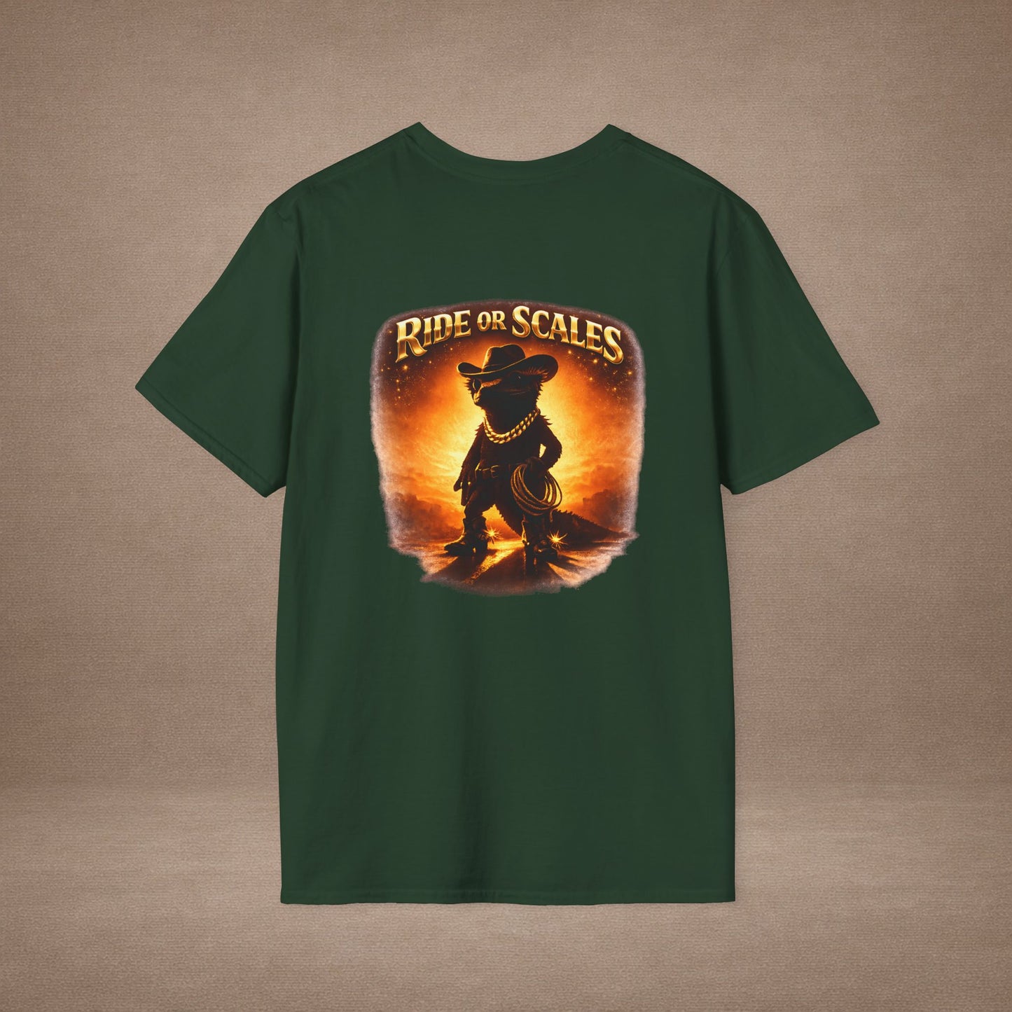 Design #09-2 - Cowgirl Gecko - "All Hat, All That"