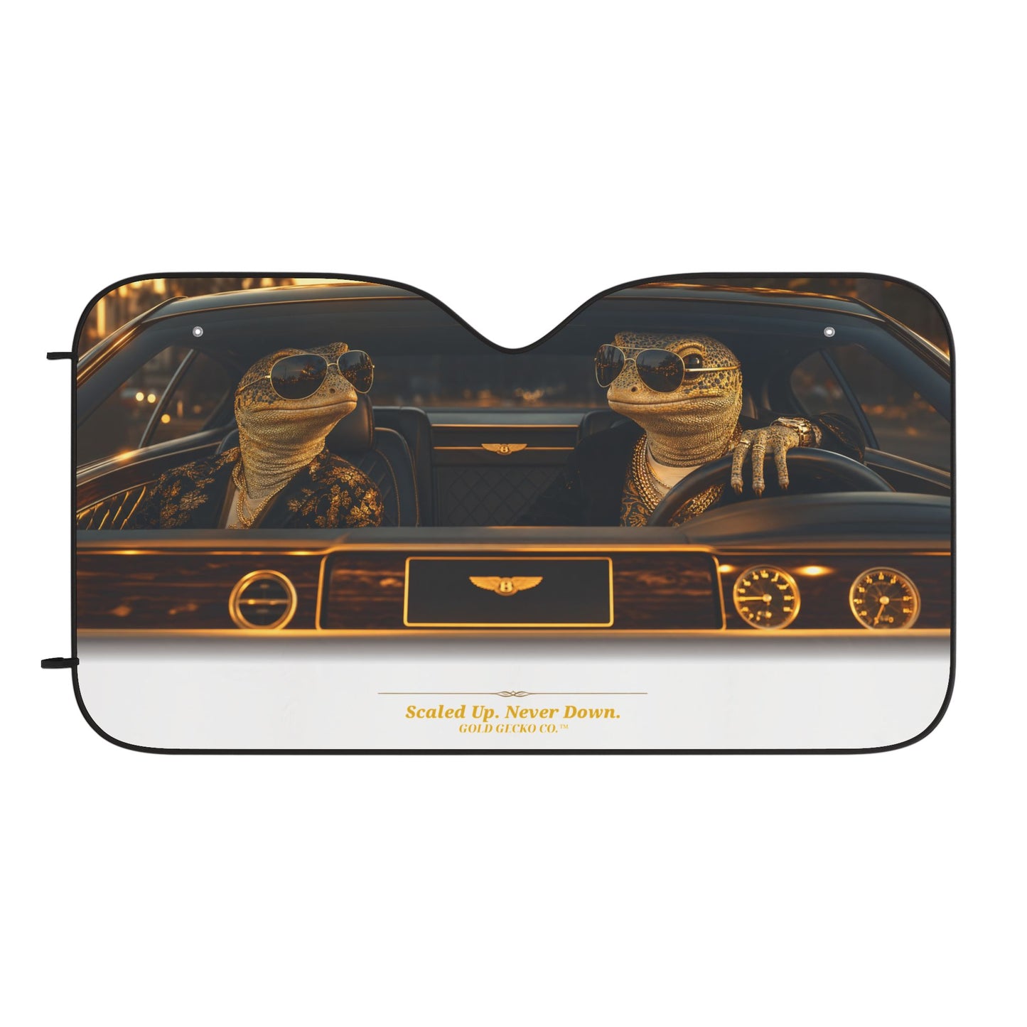 Col3001-1-V1-SS-ArtsAdd-ScaledUpNeverDown-DriversView-Crested-Illustrated-GoldGeckoCo