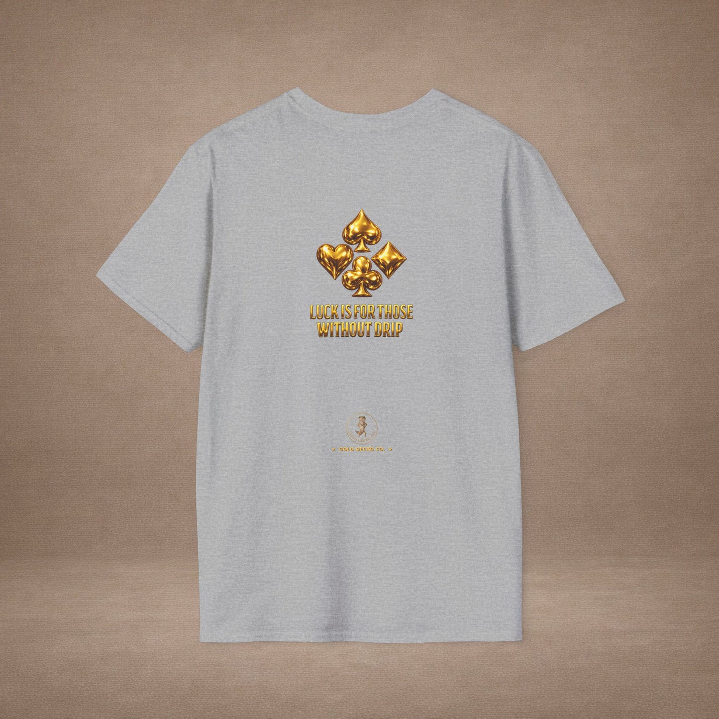 Design #29-3   Gambling- The House Always Looses- Realistic- (Gold Letters)