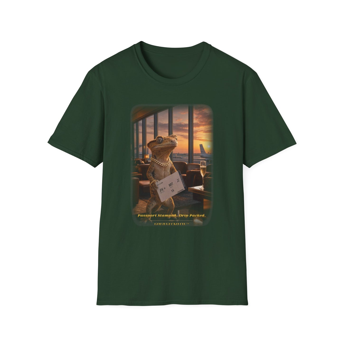 Gold Gecko Co.™ | Passport Stamped | Crested Gecko | Comfort Colors 6500